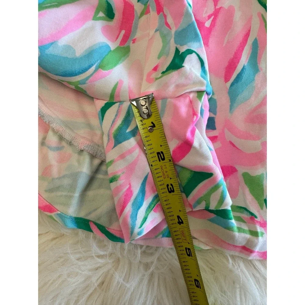 Pulitzer Lilly Pulitzer Pink‎ Green Skort size 0 EUC